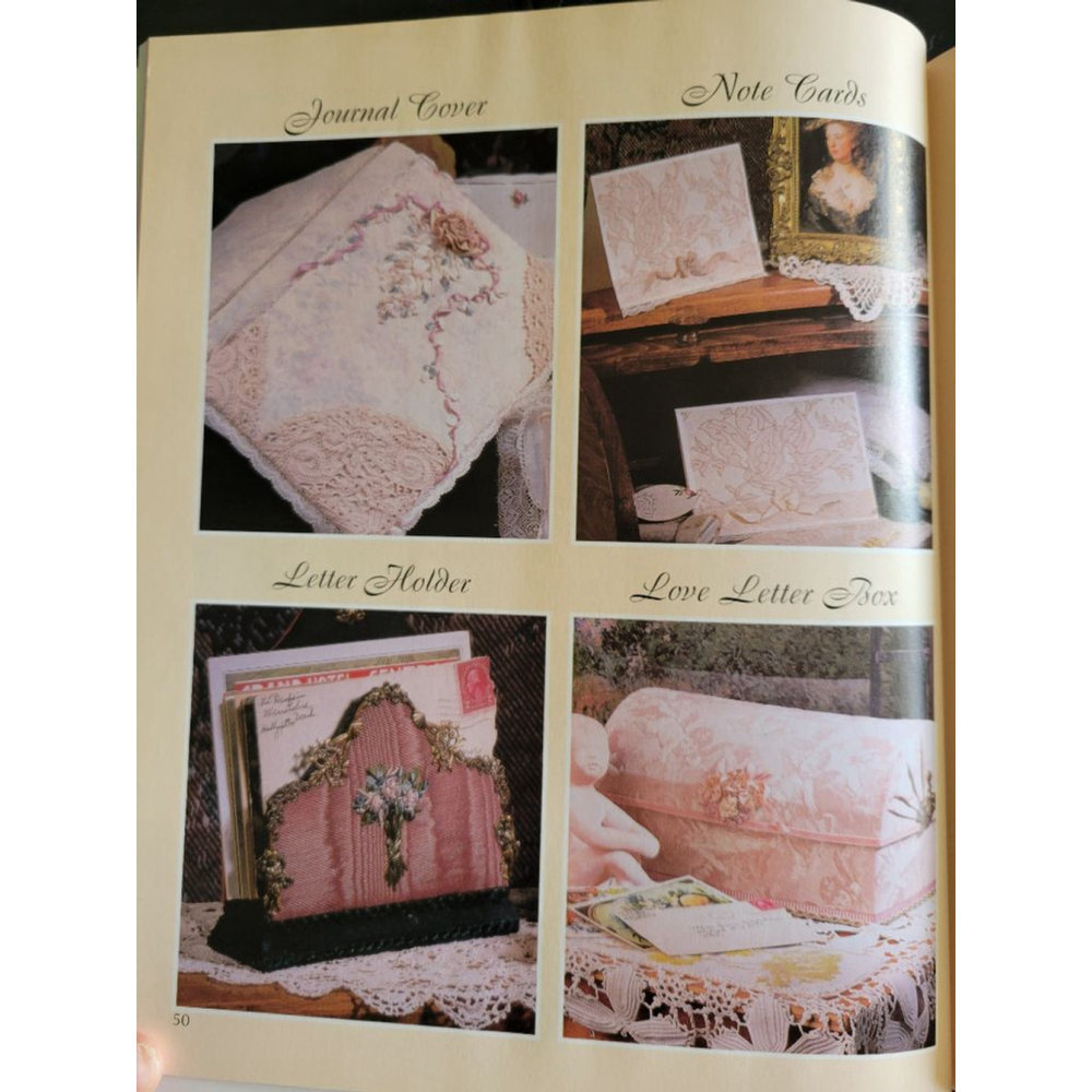 Vintage Romantic Silk Ribbon Keepsakes Hardcover Mary Jo Hiney - Picture 8 of 9